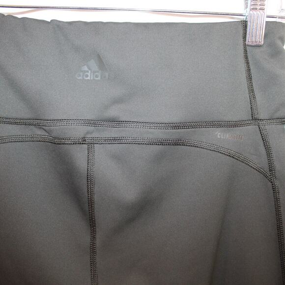 Adidas x Universal Standard Olive Green Biker Shorts Women's Size L - Picture 3 of 9